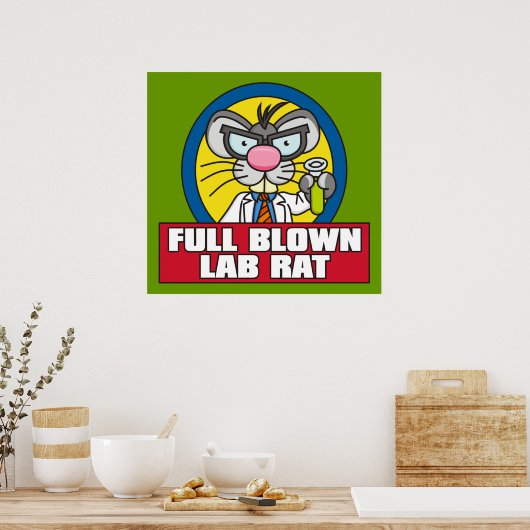 Labrador Rat Poster (Küche)