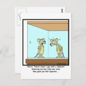 Labrador Rat Postkarte (Vorne/Hinten)