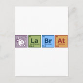 Labrador Rat Postkarte (Vorderseite)