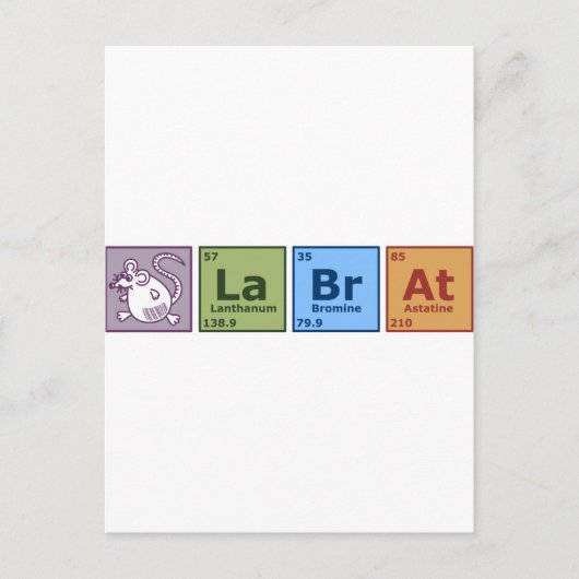 Labrador Rat Postkarte (Vorderseite)