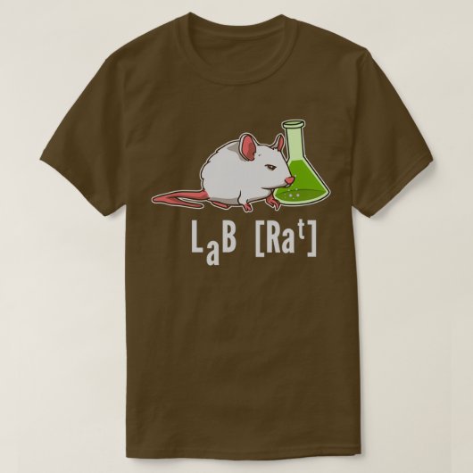 Labrador Rat Science Chemistry Professor Laborator T-Shirt (Design vorne)