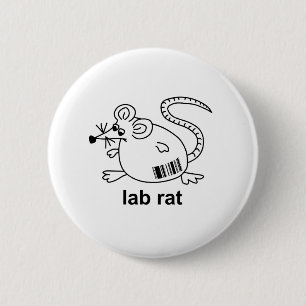 Labrador-Ratte Button