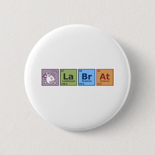 Labrador-Ratte Button (Vorderseite)