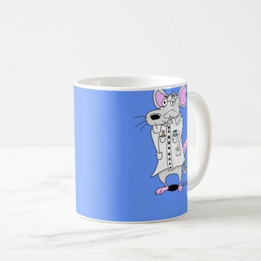 Labrador-Ratten-Tasse Kaffeetasse (VorderseiteRechts)