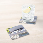 Labrador Rechteckiger Pappuntersetzer (Vor Ort)