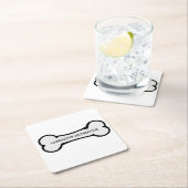 Labrador Rechteckiger Pappuntersetzer (Vor Ort)