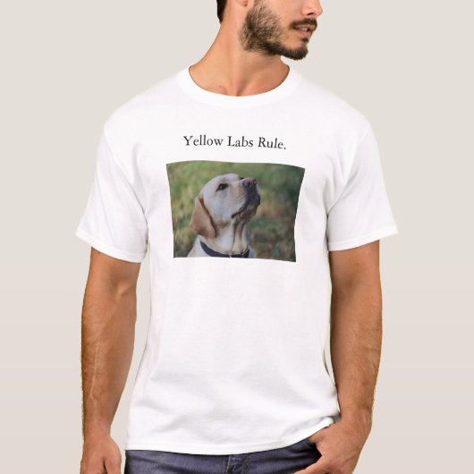 Labrador-Regel T-Shirt (Vorderseite)