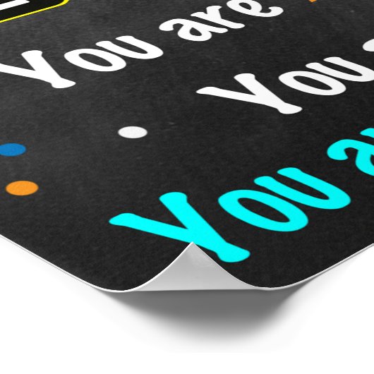 Labrador-Regenbogenplakat Poster (Ecke)