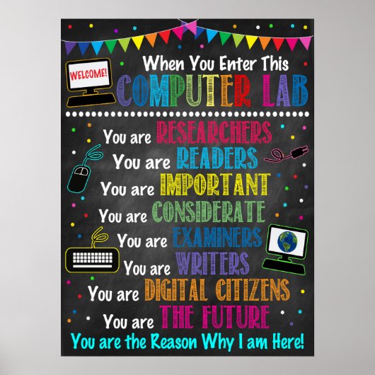 Labrador-Regenbogenplakat Poster (Vorne)