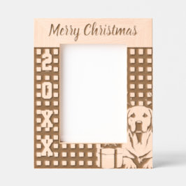 Labrador Reindeer Geätzte Rahmen