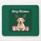 Labrador Reindeer Mousepad (Vorne)