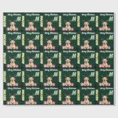 Labrador-Rentier Geschenkpapier (Flach)
