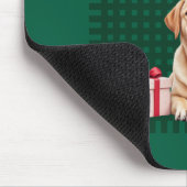 Labrador-Rentier Mousepad (Ecke)