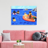 Labrador Rescue Team Leinwanddruck (Insitu (Wohnzimmer))