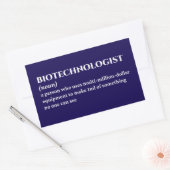 Labrador Researcher - Funny Definition Rechteckiger Aufkleber (Umschlag)