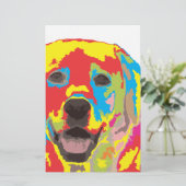 Labrador Retrieever Briefpapier (Stehend Vorderseite)