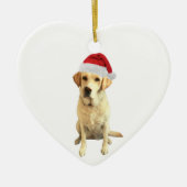 Labrador Retrieever Keramik Ornament (Vorne)