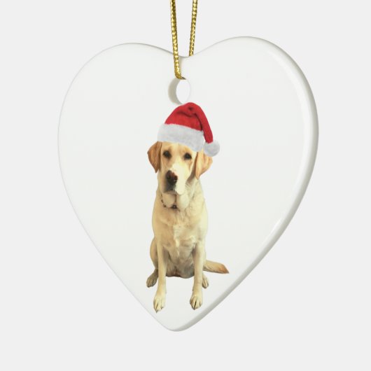 Labrador Retrieever Keramik Ornament (Links)