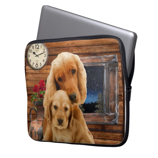 Labrador Retrieever Laptopschutzhülle (Vorderseite Links)