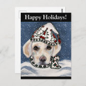 Labrador Retrieever Postkarte (Vorne/Hinten)