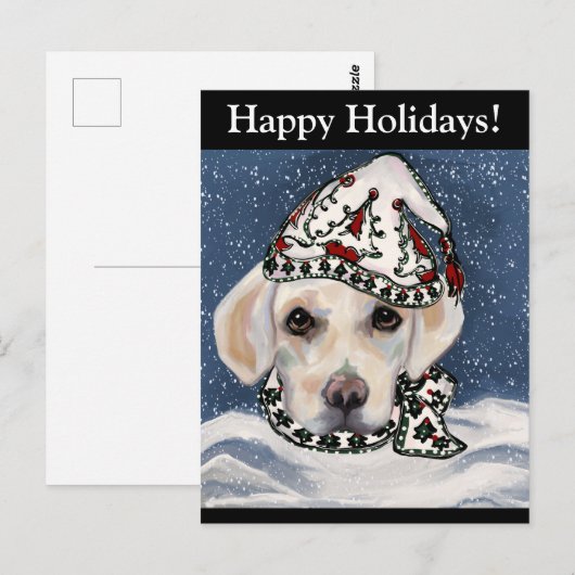 Labrador Retrieever Postkarte (Vorne/Hinten)