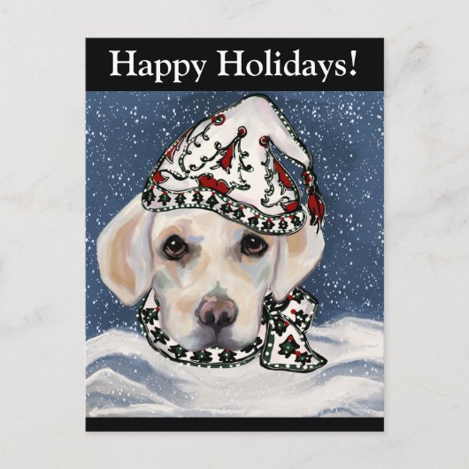 Labrador Retrieever Postkarte (Vorderseite)