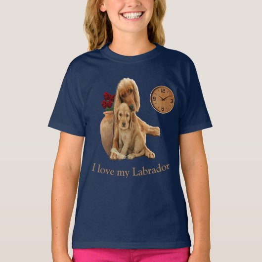 Labrador Retrieever T-Shirt (Vorderseite)
