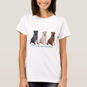 Labrador Retriever - 3 Farben zum Lieben T-Shirt
