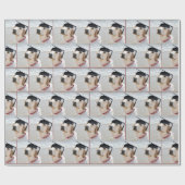 Labrador Retriever Absolvent Mit Hut Geschenkpapier (Flach)