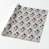 Labrador Retriever Absolvent Mit Hut Geschenkpapier (Ungerollt)