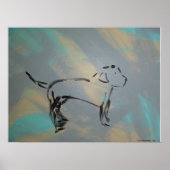 Labrador Retriever Abstrakt Poster (Vorne)