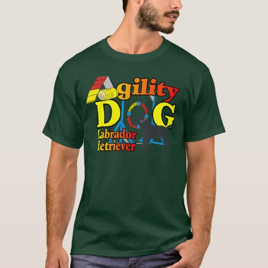 Labrador Retriever Agility Shirts Geschenke (Vorderseite)