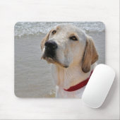 Labrador Retriever am Strand Mousepad (Mit Mouse)