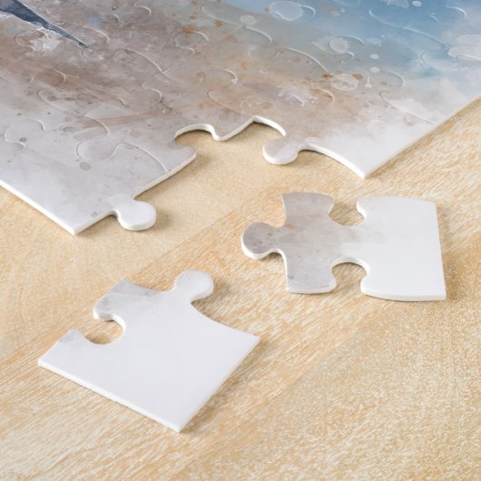 Labrador Retriever am Strand Puzzle (Seite)