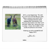 Labrador Retriever Art Calendar 2012 Kalender (Rückseite)