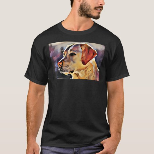 Labrador Retriever Art T-Shirt (Vorderseite)