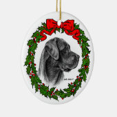 Labrador Retriever Art von Glenda S. Harlan Kerami Keramik Ornament (Rechts)