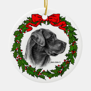 Labrador Retriever Art von Glenda S. Harlan Kerami Keramik Ornament