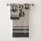 Labrador Retriever art, wenn alles versage Zitat Badhandtuch Set (Insitu)