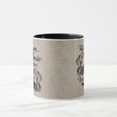 Labrador Retriever art, wenn alles versage Zitat Tasse (Zentrum)