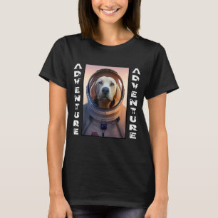 Labrador Retriever Astronaut im Weltraum Cudly Adv T-Shirt