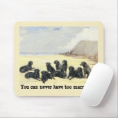 Labrador-Retriever auf dem Strand Mousepad (Mit Mouse)