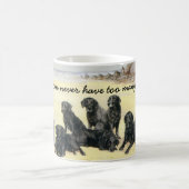 Labrador-Retriever auf der Strand-Tasse Kaffeetasse (Mittel)