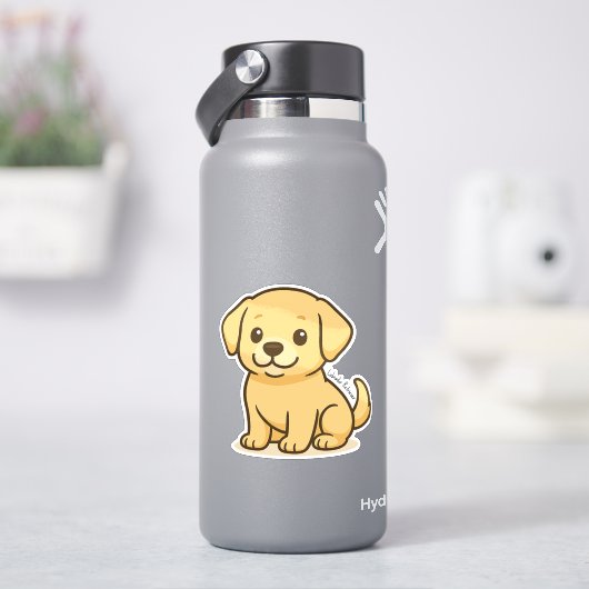 Labrador Retriever  Aufkleber (HydroFlask)