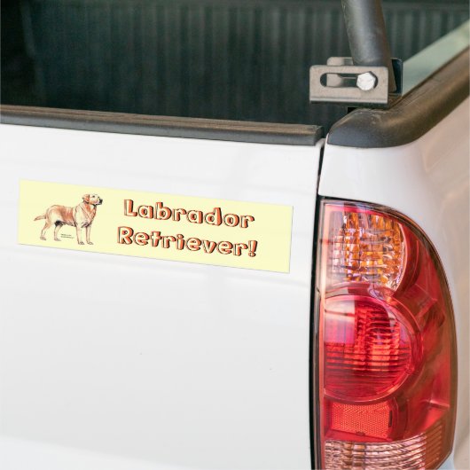 Labrador Retriever Autoaufkleber (Auf Lkw)