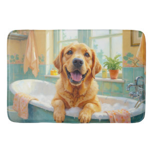 Labrador Retriever Badzeit Glückliche Badezimmer D Badematte