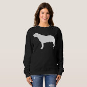 Labrador Retriever Baseball ¾ Sleeve Sweatshirt (Vorne ganz)