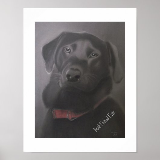 Labrador Retriever Best Friend Ever Poster (Vorne)