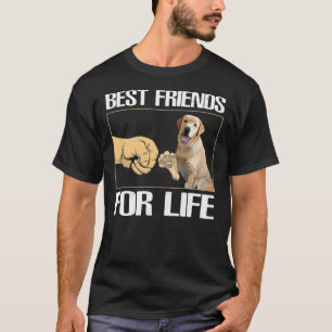 Labrador Retriever Best Friends for Life Dog Men W T-Shirt