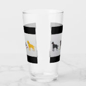 Labrador Retriever Bierglas Glas (Links)